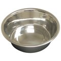 Qt Dog NonTip Stainless Steel Medium 1 qt Quart Brakefast Feed Food Bowl 3547